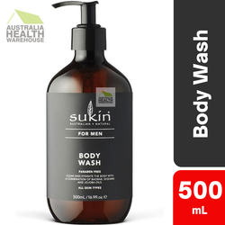 Sukin For Men Body Wash 500mL