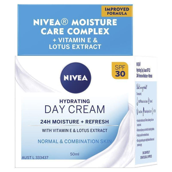 [Expiry: 08/2025] Nivea Hydrating Day Cream Face Moisturiser SPF30 50mL