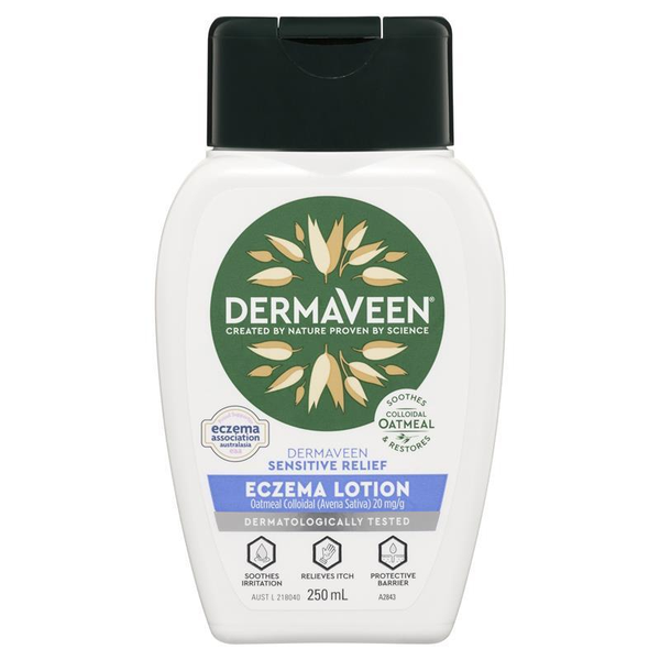 [Expiry: 12/2025] DermaVeen Sensitive Relief Eczema Lotion 250mL