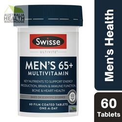Swisse Men's Ultivite 65+ Multivitamin 60 Tablets July 2025
