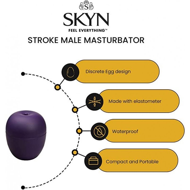 [Expiry: 06/2026] SKYN Stroke Male Self Pleasure Egg