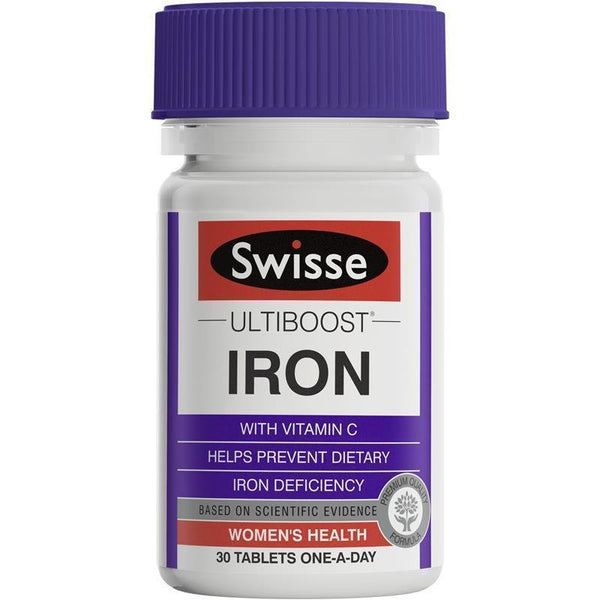 Swisse Ultiboost Iron 30 Tablets September 2025
