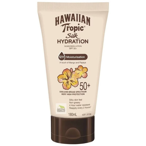 [Expiry: 07/2026] Hawaiian Tropic Silk Hydration Sunscreen Lotion SPF 50+ 180mL