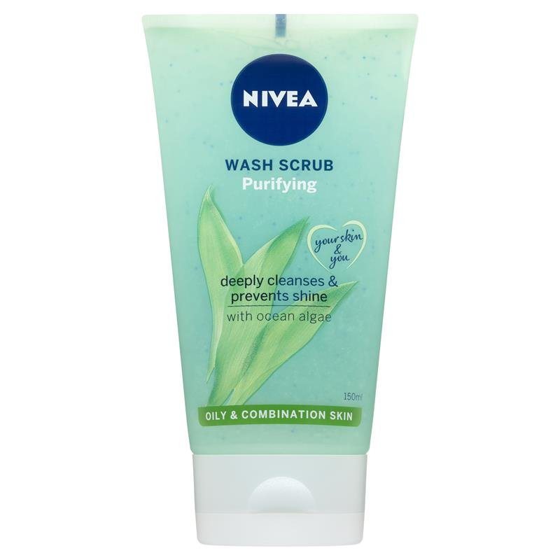 Nivea Purifying Face Wash Scrub - Oily & Combination Skin 150mL