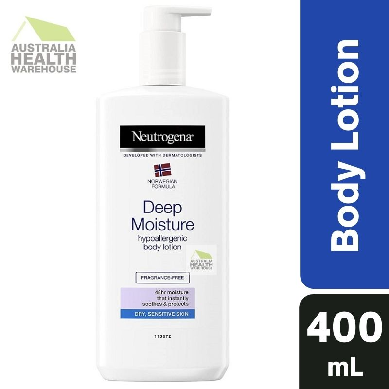 Neutrogena Norwegian Formula Deep Moisture Sensitive Skin Body Lotion 400mL