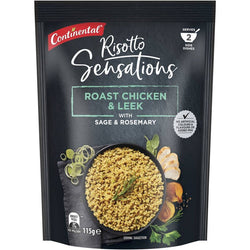 Continental Risotto Sensations Roast Chicken & Leek with Sage & Rosemary 115g [3 October 2024]