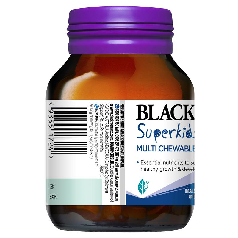[CLEARANCE] Blackmores Superkids Multi Chewables 60 Tablets January 2024
