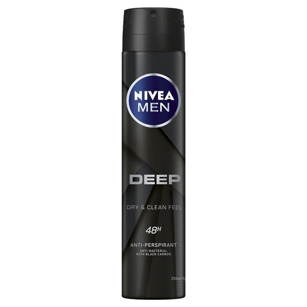 Nivea Men Deep Anti-Perspirant Deodorant Spray 250mL