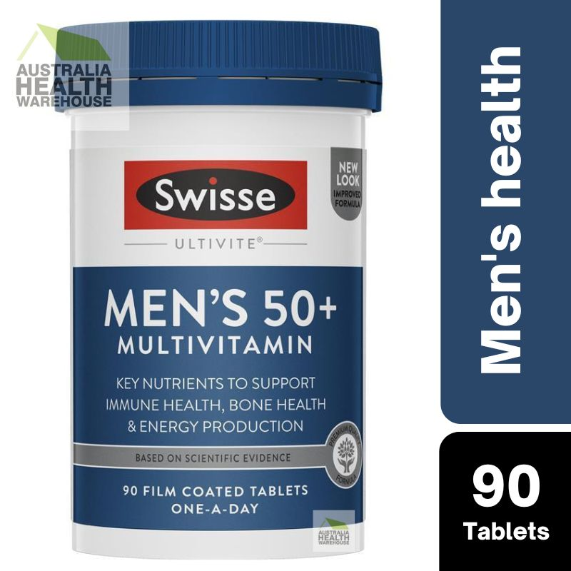 [Expiry: 07/2025] Swisse Ultivite Men's 50+ Multivitamin 90 Tablets