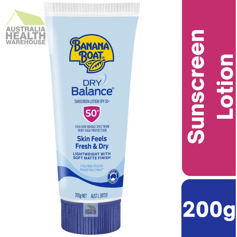[Expiry: 03/2026] Banana Boat Dry Balance SPF 50+ Sunscreen Lotion 200g