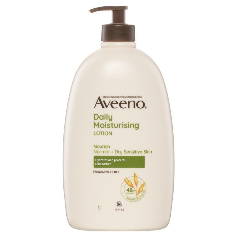 Aveeno Active Naturals Daily Moisturising Fragrance Free Lotion 1 Litre