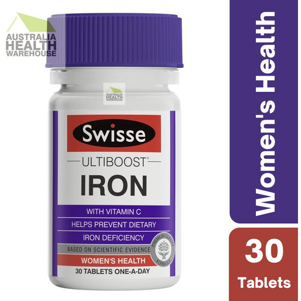 Swisse Ultiboost Iron 30 Tablets September 2025