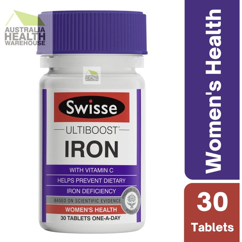 [Expiry: 09/2025] Swisse Ultiboost Iron 30 Tablets
