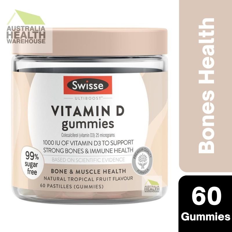 Swisse Ultiboost Vitamin D 60 Gummies January 2024