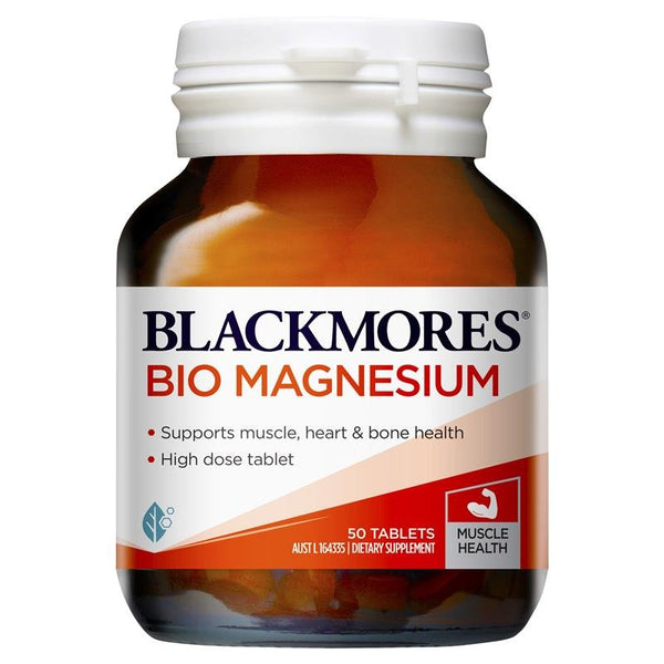 Blackmores Bio Magnesium 50 Tablets September 2025