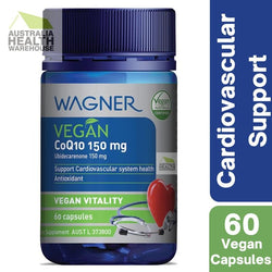 Wagner Vegan CoQ10 150mg 60 Capsules November 2023