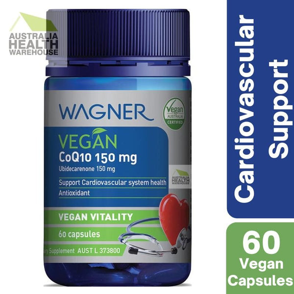 [Expiry: 08/2024] Wagner Vegan CoQ10 150mg 60 Capsules