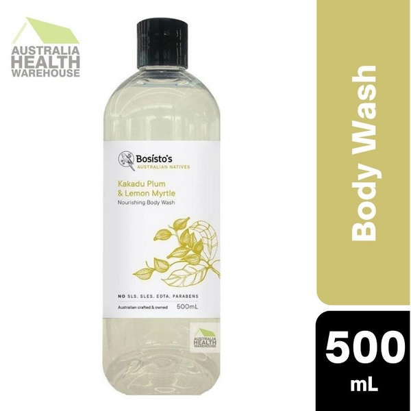 Bosisto's Kakadu Plum & Lemon Myrtle Nourishing Body Wash 500mL
