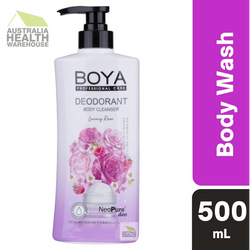 BodyWash Deodorant Cleanser Gel Boya Luxury Rose 500mL September 2025