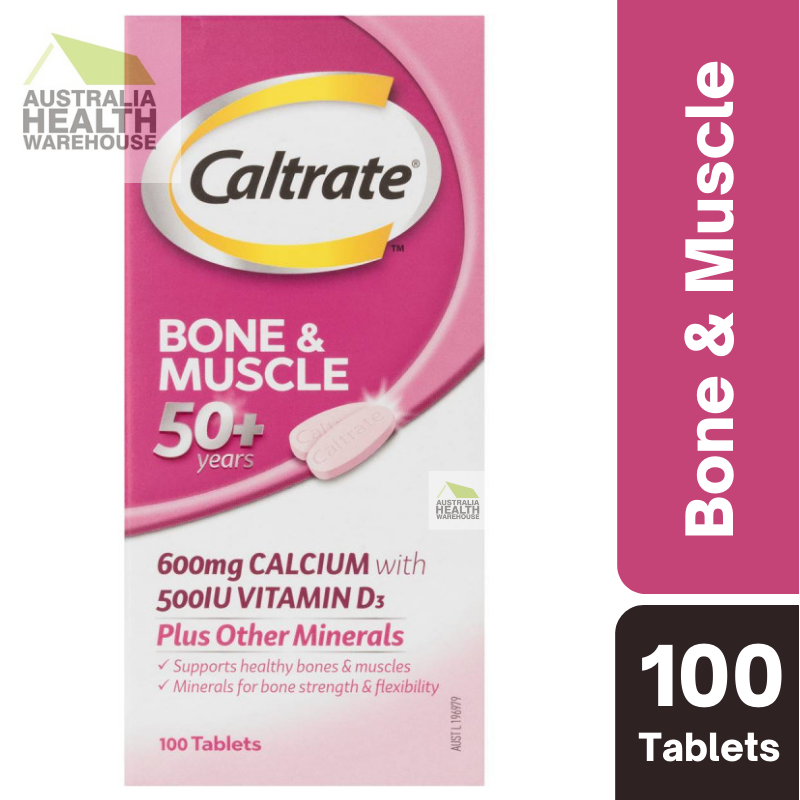 [Expiry: 09/2024] Caltrate Bone & Muscle 50+ 100 Tablets