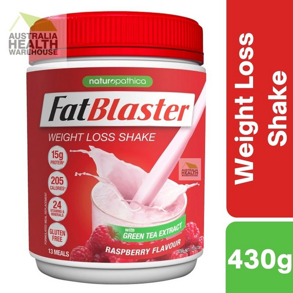 Naturopathica FatBlaster Weight Loss Raspberry Ripple Shake 430g May 2025