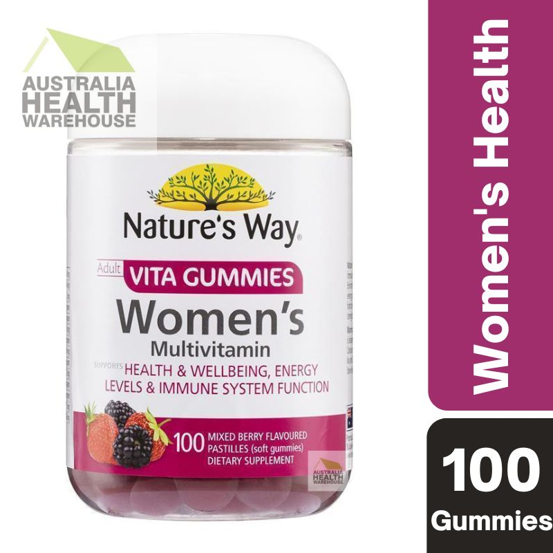 Nature's Way Vita Gummies Adult Women's Multivitamin 100 Pastilles February 2025