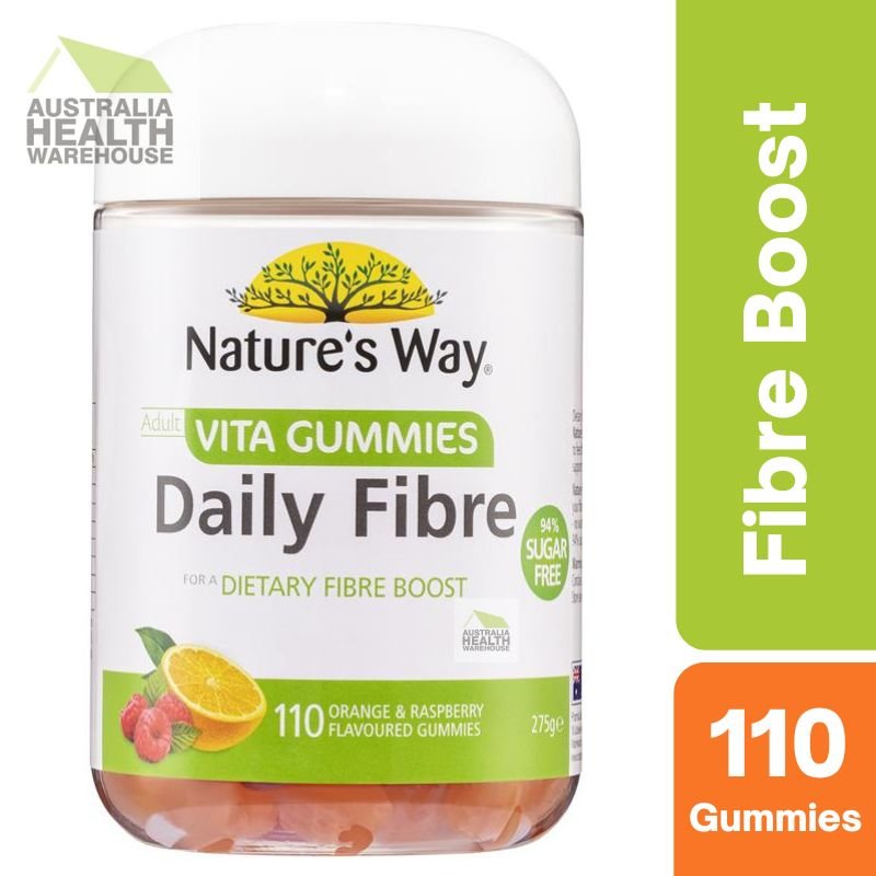 Nature's Way Adult Vita Gummies Daily Fibre 110 Gummies December 2024