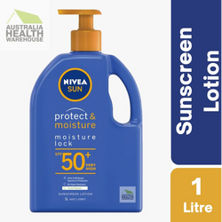 Nivea Sun SPF 50+ Protect & Moisture Sunscreen Lotion 1 Litre January 2026