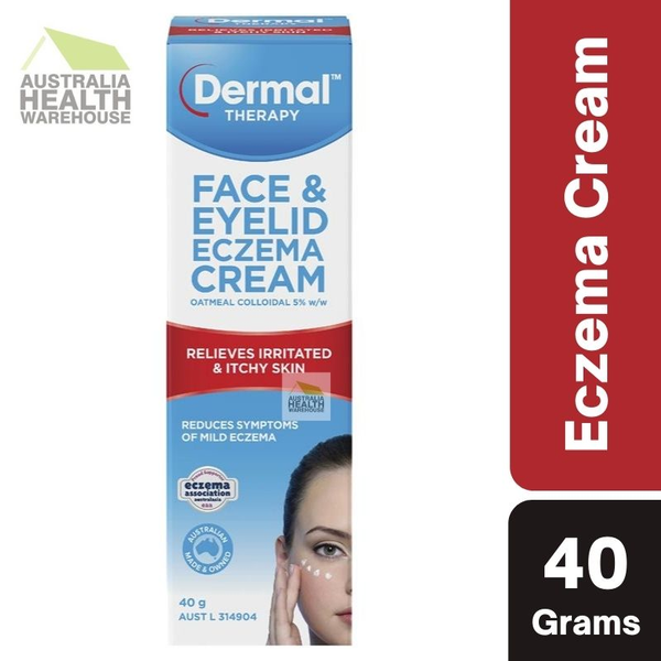Dermal Therapy Face & Eyelid Eczema Cream 40g September 2025