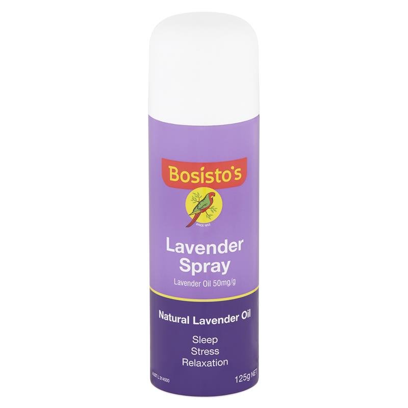 Bosisto's Lavender Spray 125g August 2024