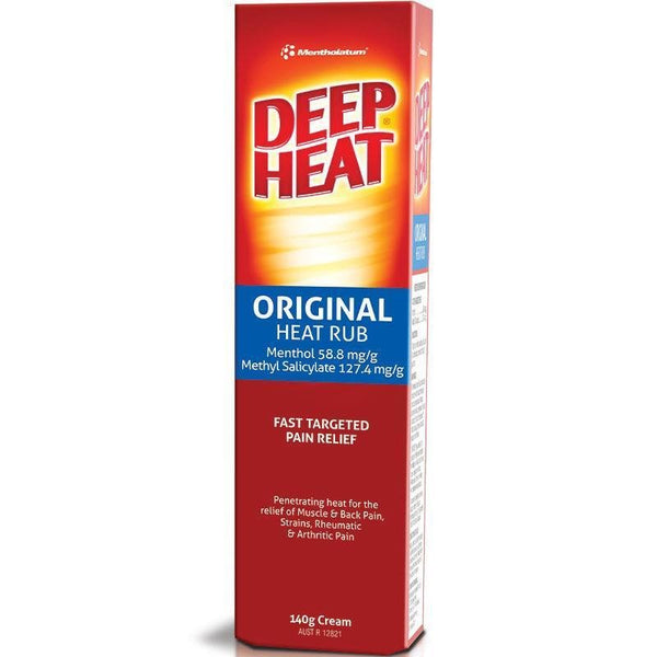 Deep Heat Original Heat Rub 140g August 2025