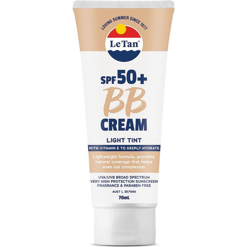 Le Tan SPF 50+ BB Cream Light Tint 70mL June 2025