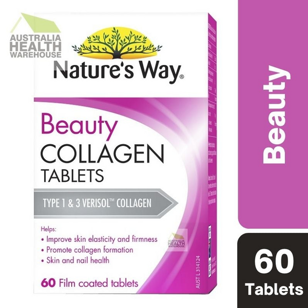 Nature's Way Beauty Collagen Booster 60 Tablets March 2025