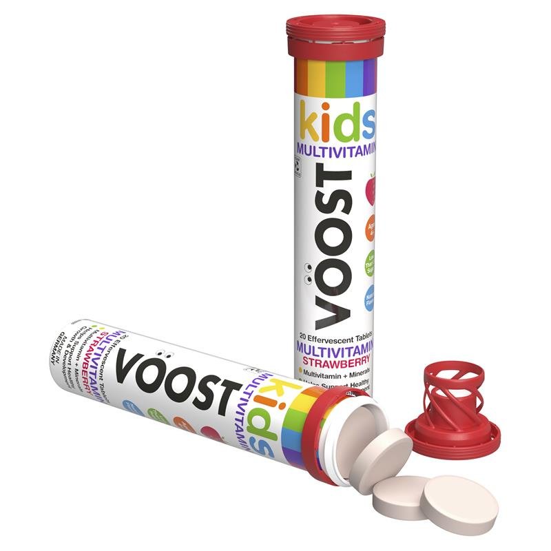 Voost Kids Multivitamin Effervescent 20 Tablets June 2024