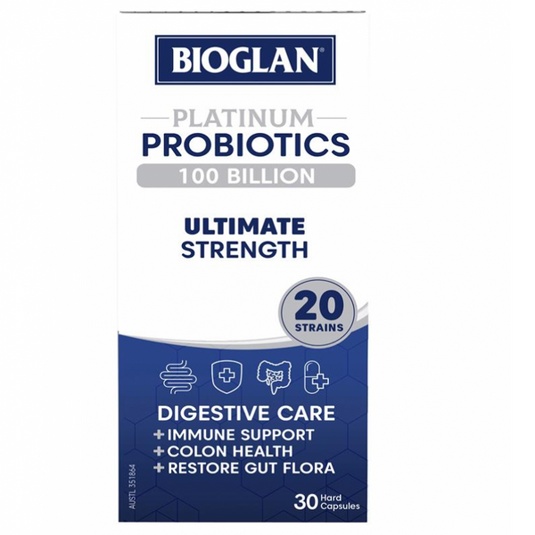 [Expiry: 09/2024] Bioglan Platinum Probiotics 100 Billion 30 Capsules