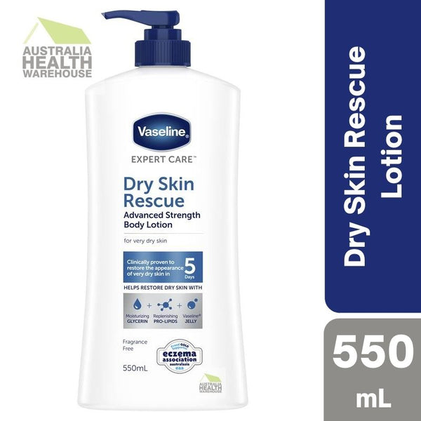 Vaseline Expert Care Dy Skin Rescue Advanced Strength Body Lotion 550mL