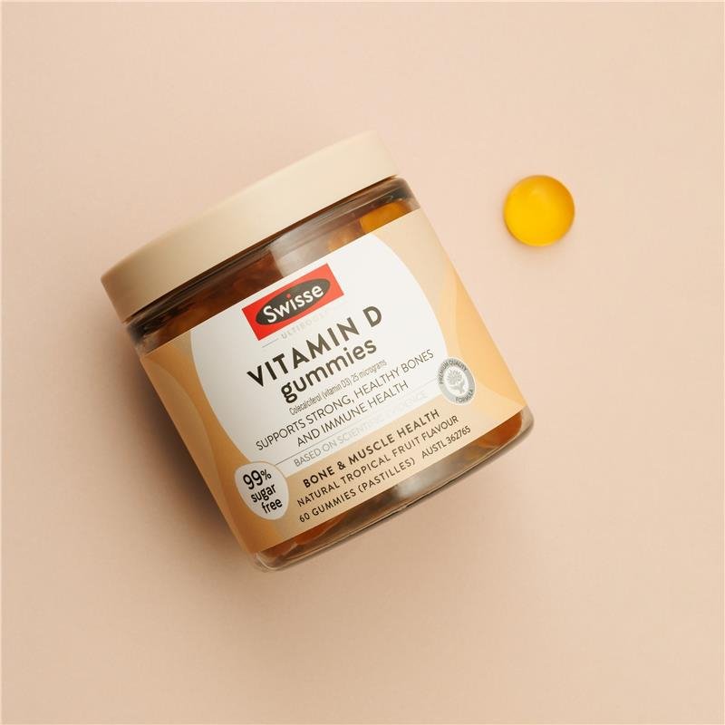 Swisse Ultiboost Vitamin D 60 Gummies January 2024