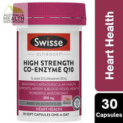 Swisse Ultiboost High Strength Co-Enzyme Q10 300mg 30 Capsules November 2025