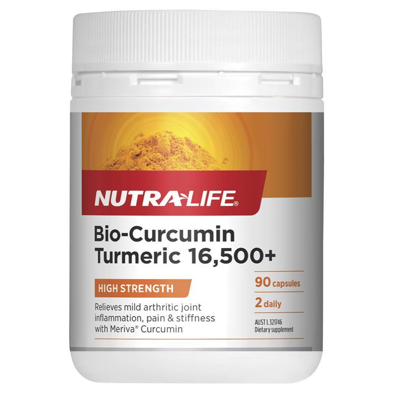 Nutra-Life Bio-Curcumin 16500+ 90 Capsules January 2026