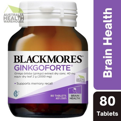 [Expiry: 07/2026] Blackmores Ginkgo Forte 2000mg 80 Tablets