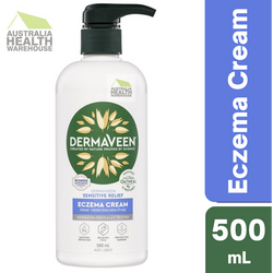 DermaVeen Sensitive Relief Eczema Cream 500mL March 2026