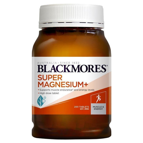 [Expiry: 10/2024] Blackmores Super Magnesium Plus 200 Tablets