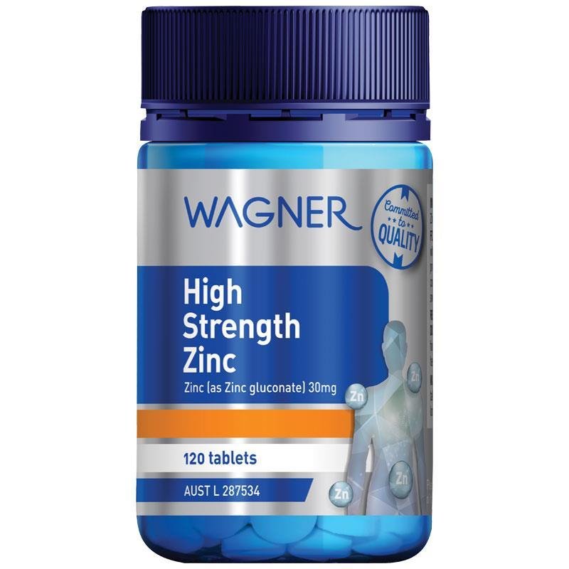 Wagner High Strength Zinc 120 Tablets  December 2025