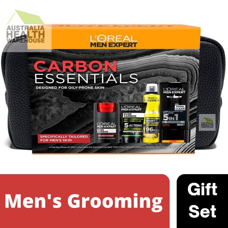 L’Oréal Men Expert Carbon Essentials 4 Piece Gift Set