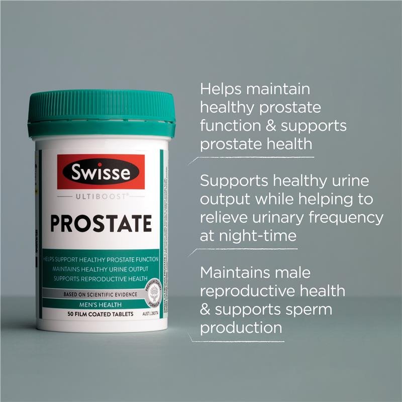 [CLEARANCE EXPIRY: 05/2024 Swisse Ultiboost Prostate 50 Tablets