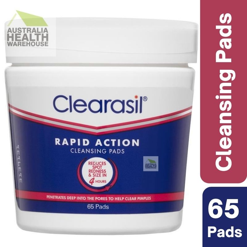 Clearasil Rapid Action Cleansing Pads 65 Pads July 2024