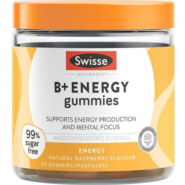 [Expiry: 10/2024] Swisse Ultiboost B+ Energy 50 Gummies