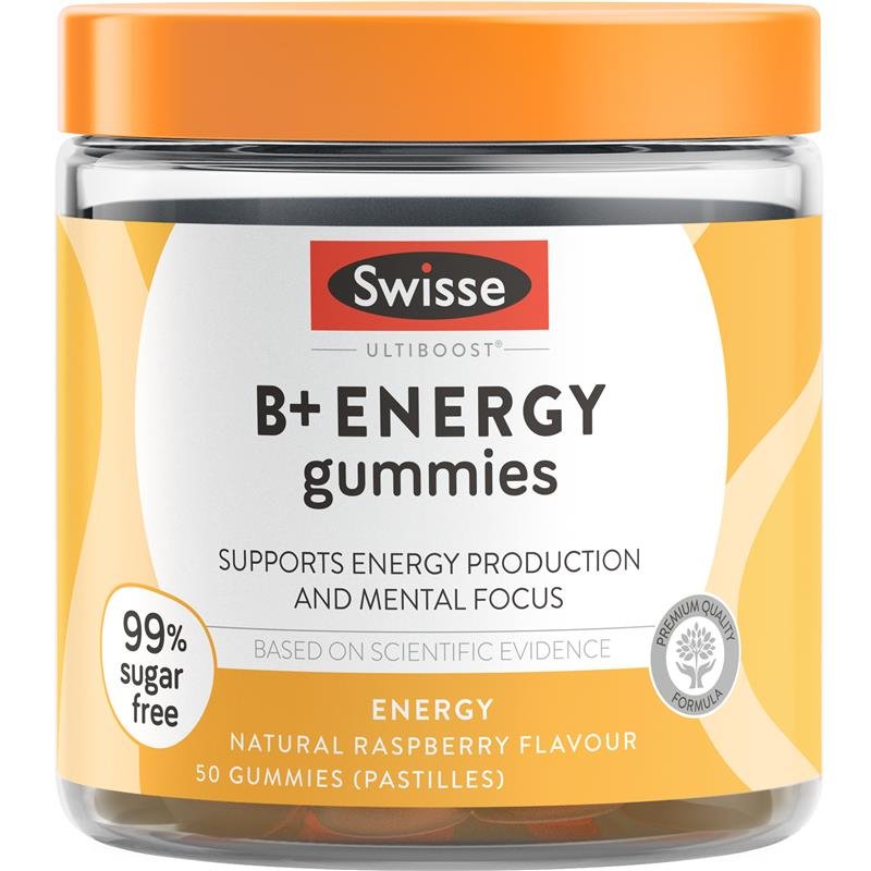 Swisse Ultiboost B+ Energy 50 Gummies October 2024
