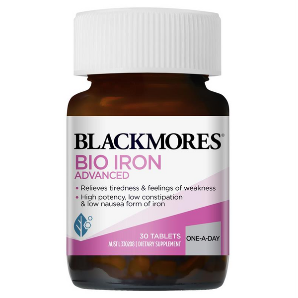 [Expiry: 10/2024] Blackmores Bio Iron Advanced 30 Tablets