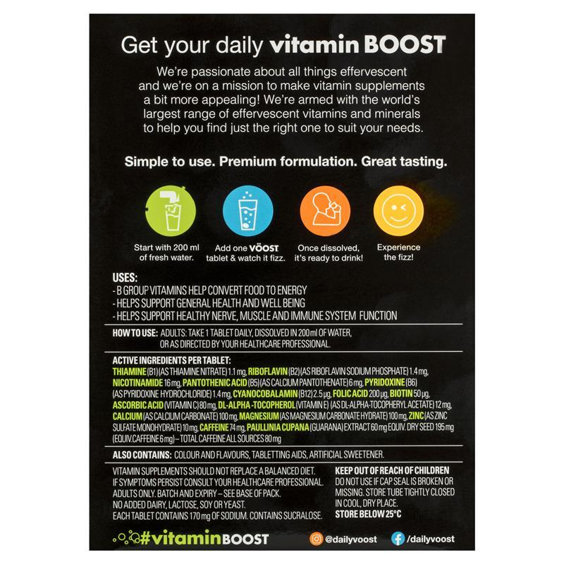 Voost Energy Effervescent 60 Tablets August 2023